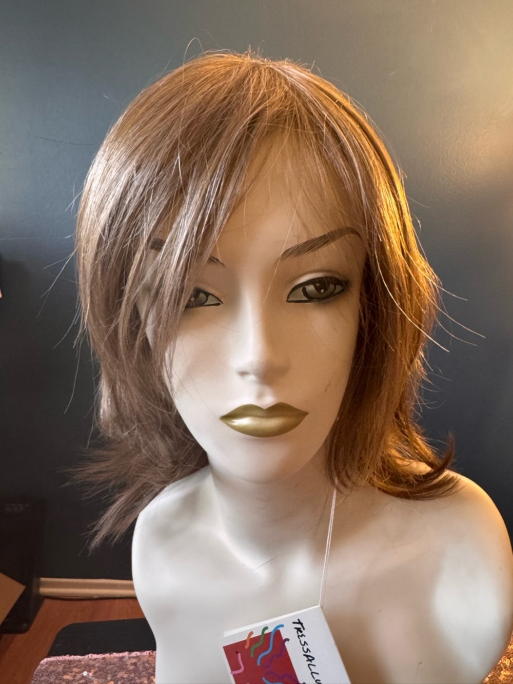 Allure Short Layered Wig in Light Brown with Subtle Highlights